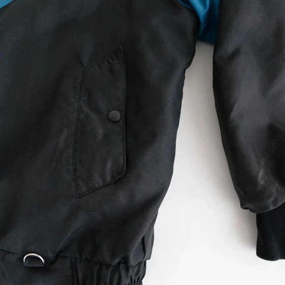 Vintage Edco 80's Black Snowmobile & Ski Winter  jacket Coat - Picture 7 of 14